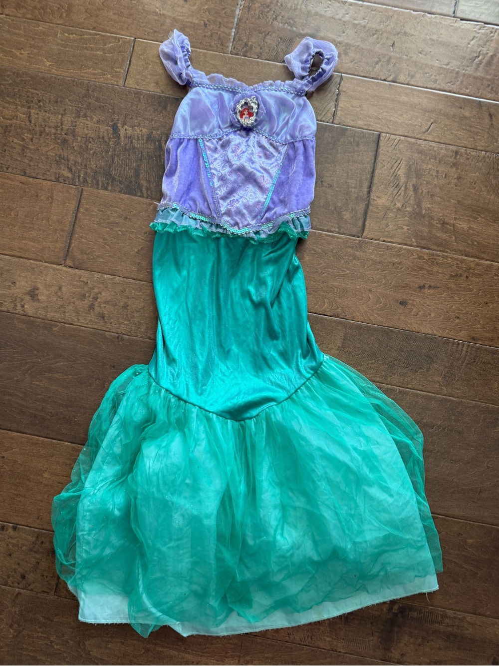 Disney Purple and Teal Mermaid Costume size M (7/8)